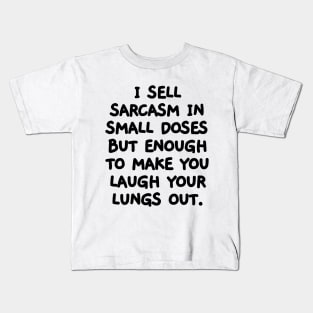 Sarcastic comments loading, please wait. Kids T-Shirt